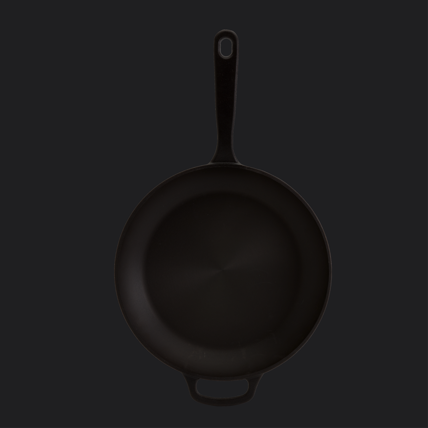 12" Smooth Cast Round Pre-Seasoned Cast Iron Skillet Fry Pan