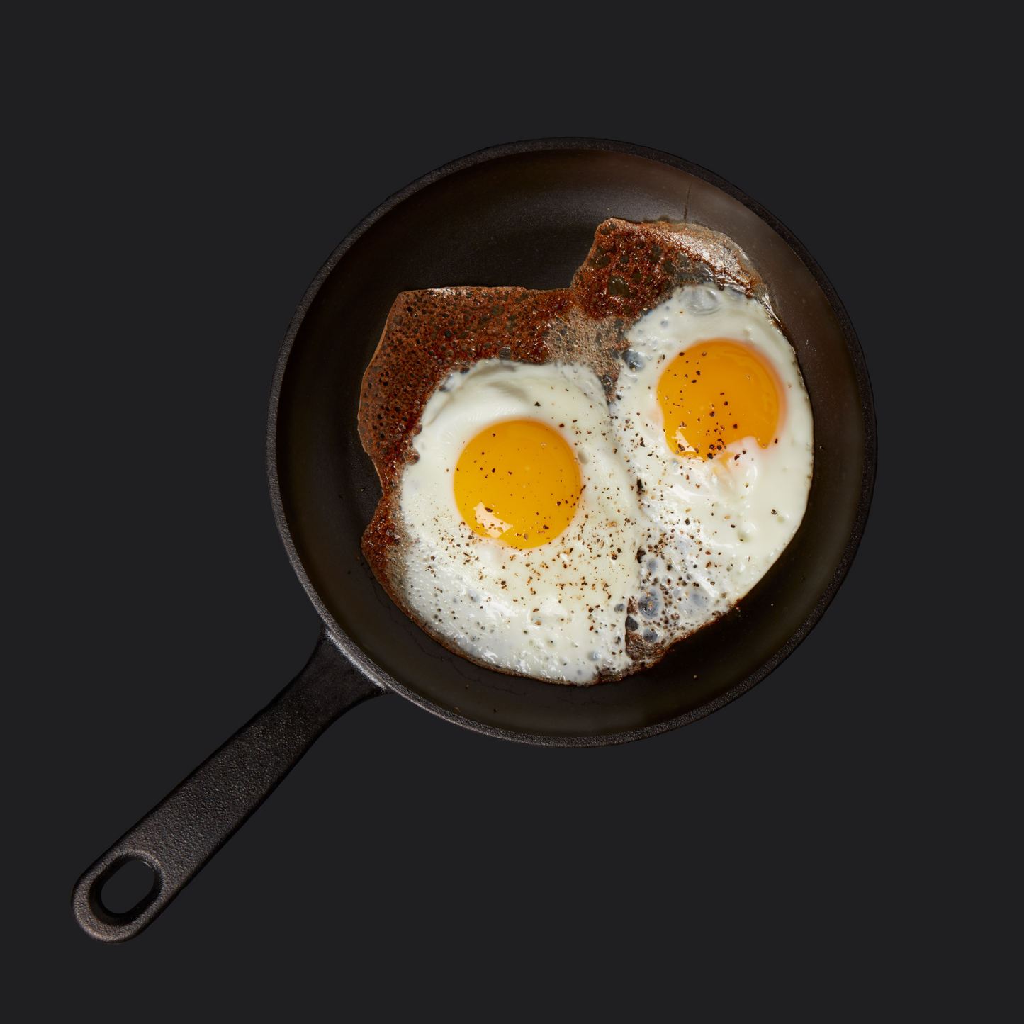 8" Smooth Cast Round Pre-Seasoned Cast Iron Skillet Fry Pan