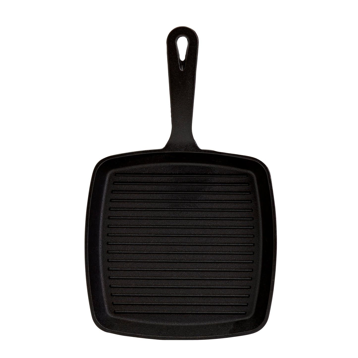 8" Square Pre-Seasoned Cast Iron Skillet Grill Pan