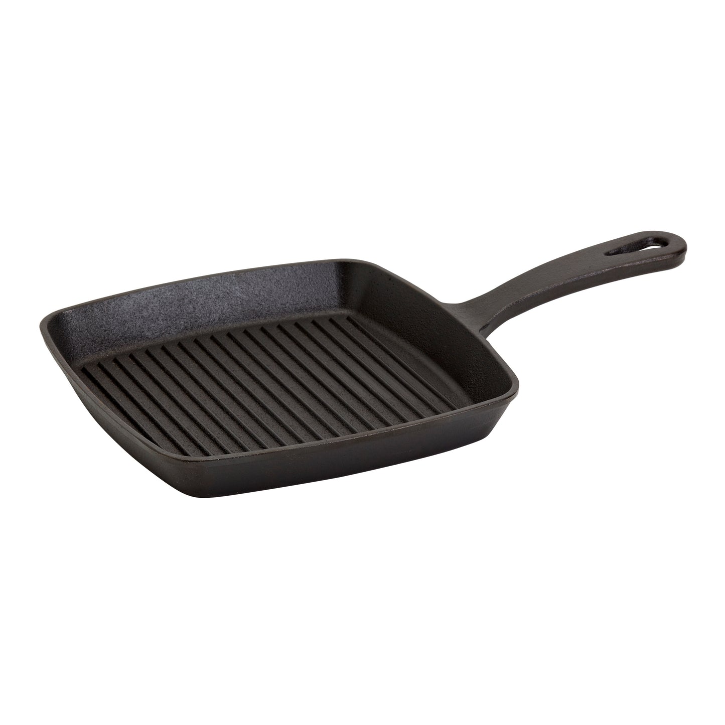 8" Square Pre-Seasoned Cast Iron Skillet Grill Pan