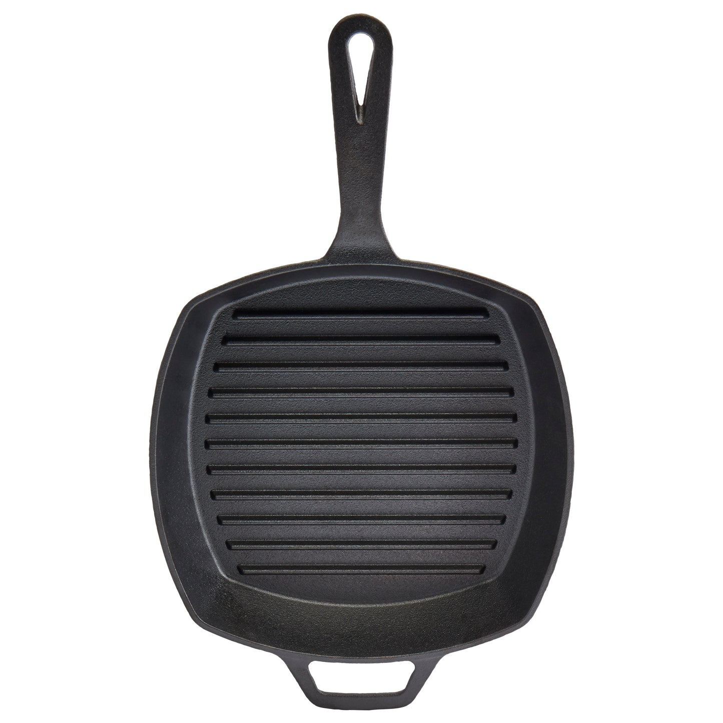 10.25" Square Pre-Seasoned Cast Iron Skillet Grill Pan