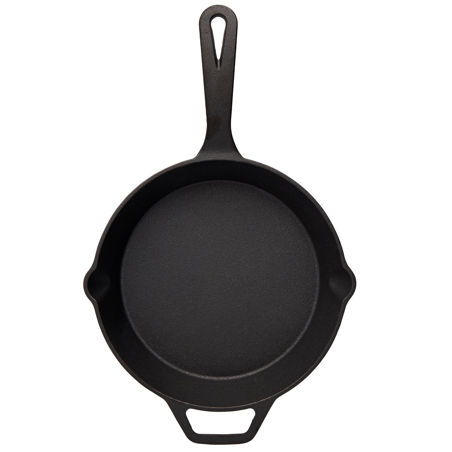 10" Round Pre-Seasoned Cast Iron Skillet Frying Pan