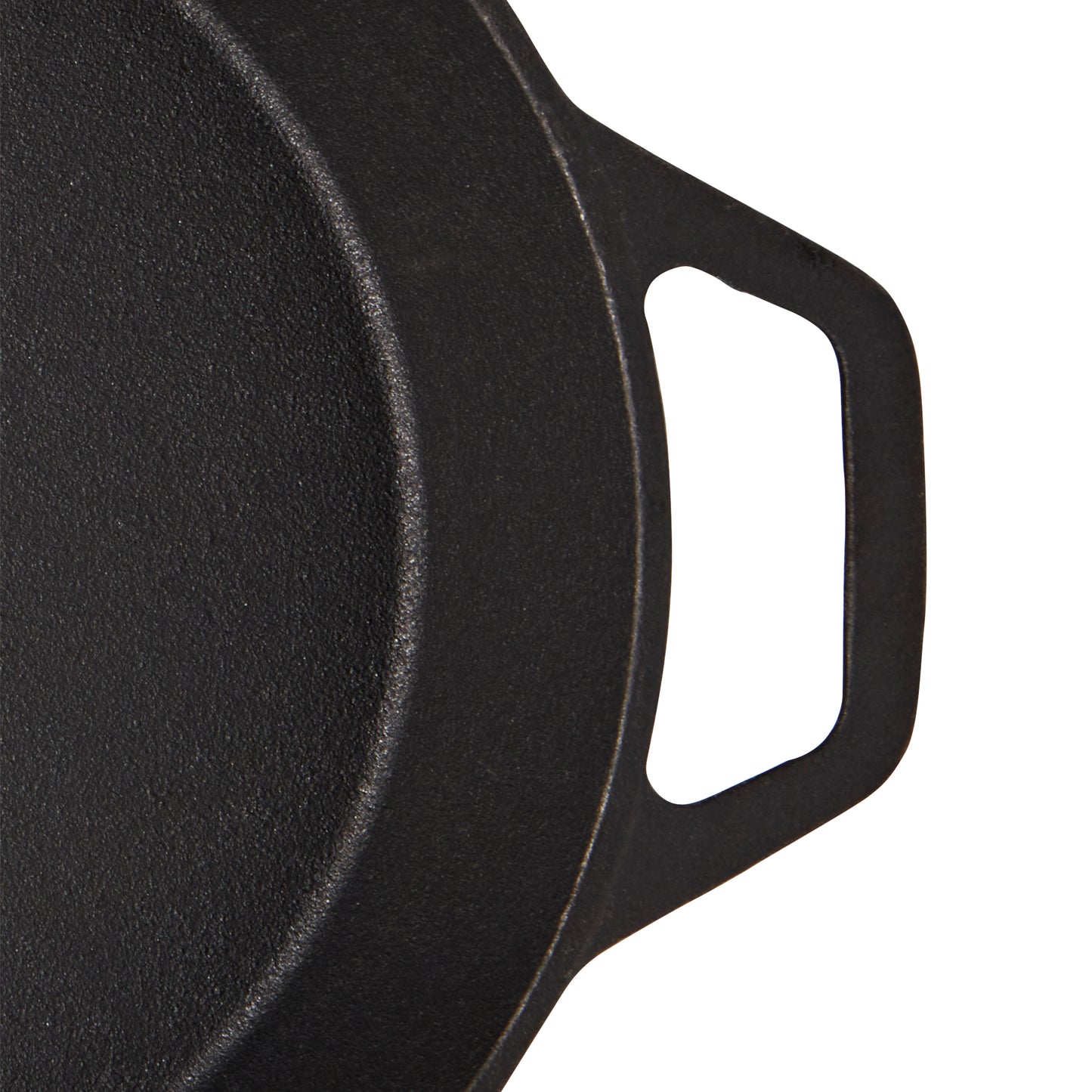 10" Round Pre-Seasoned Cast Iron Skillet Frying Pan