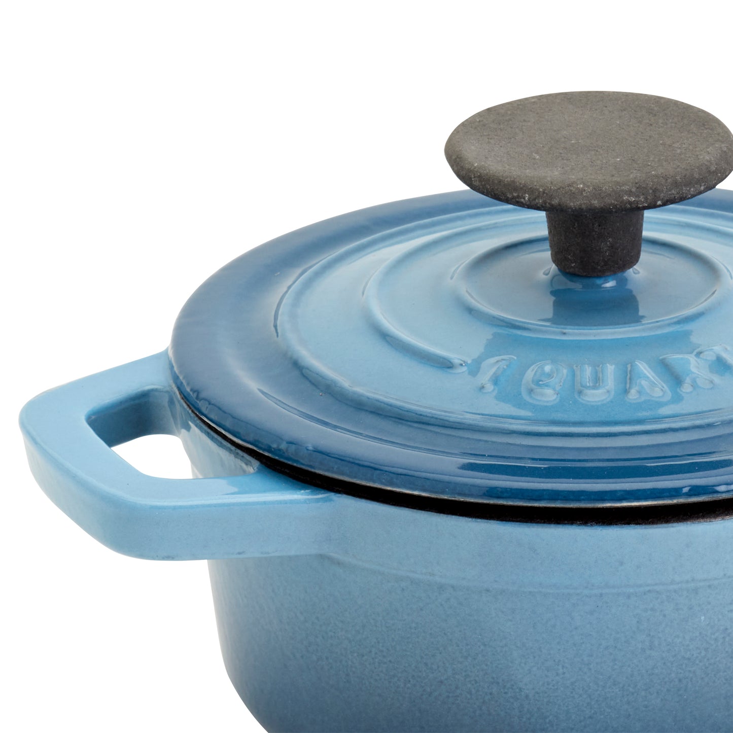Enameled Cast Iron Dutch Oven, Blue
