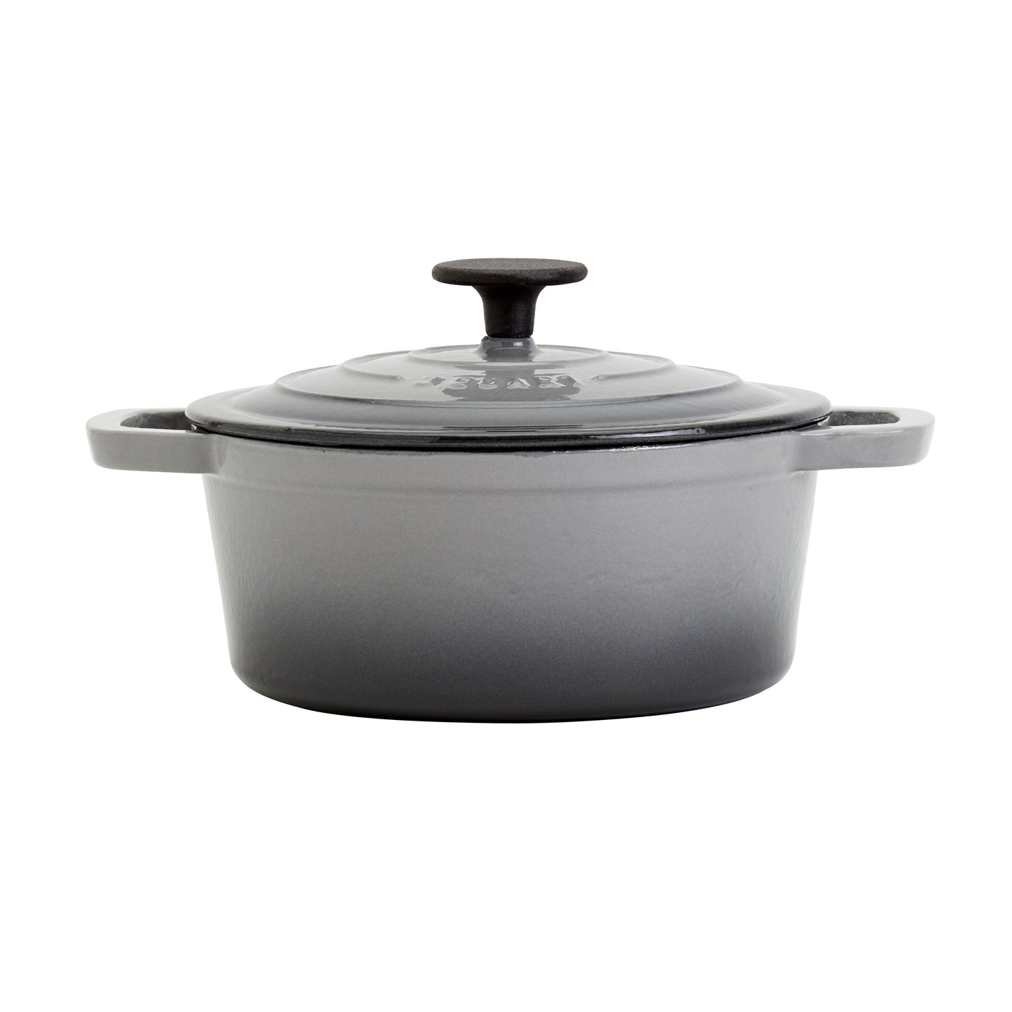 Enameled Cast Iron Dutch Oven, Gray