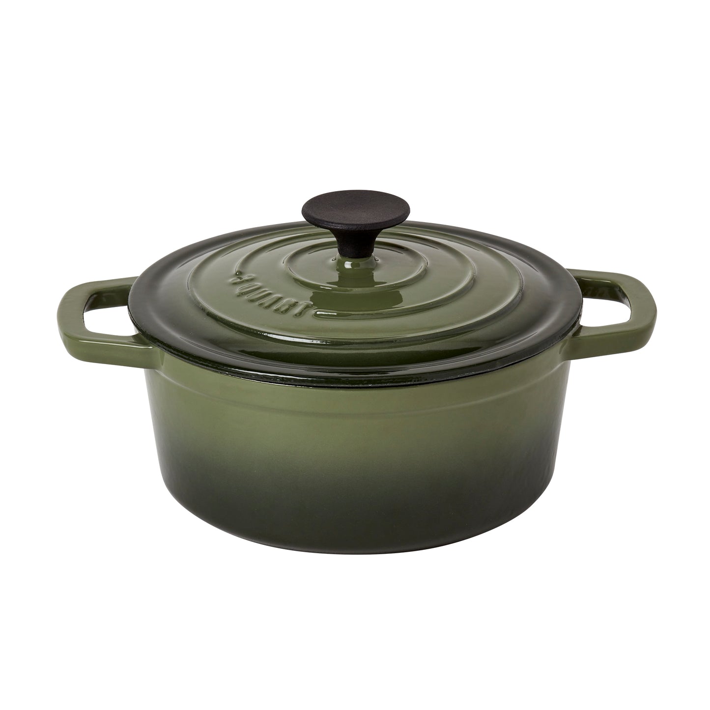 Enameled Cast Iron Dutch Oven, Green