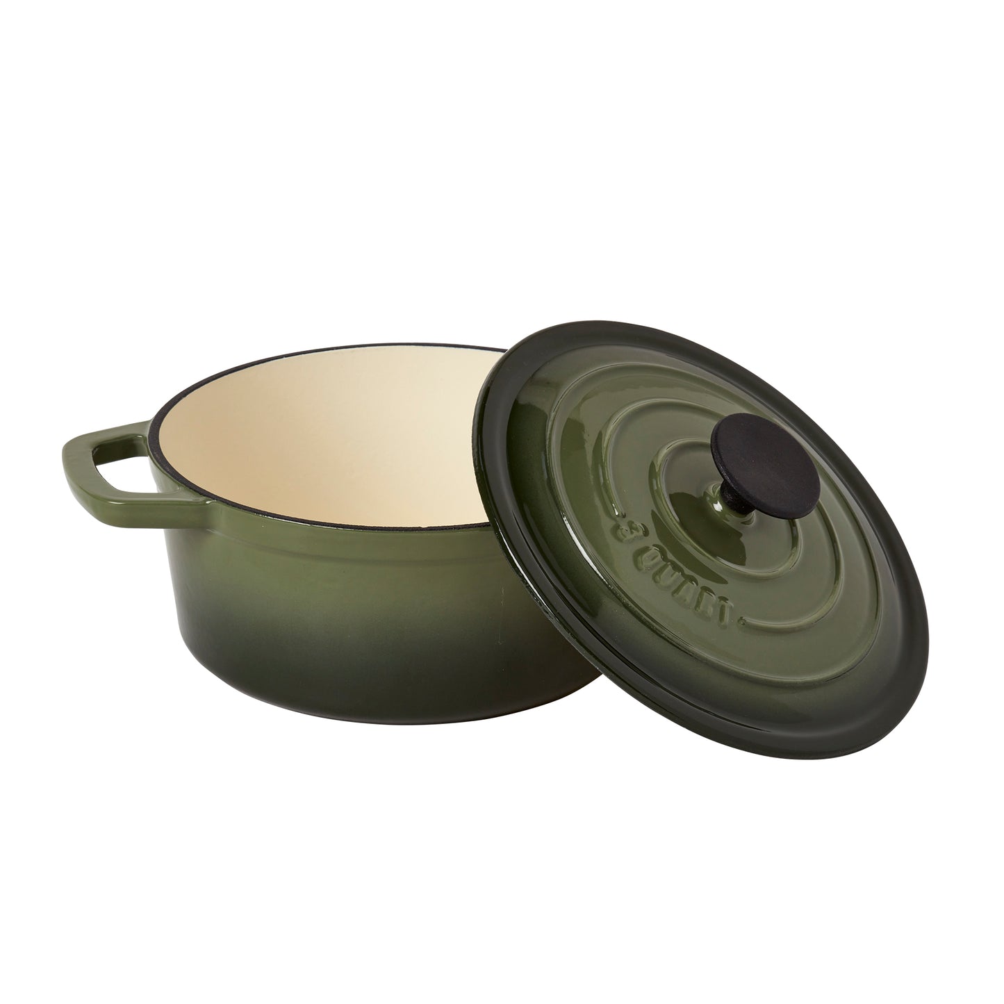Enameled Cast Iron Dutch Oven, Green