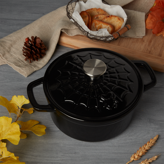 3-Quart Cast Iron Spiderweb Dutch Oven