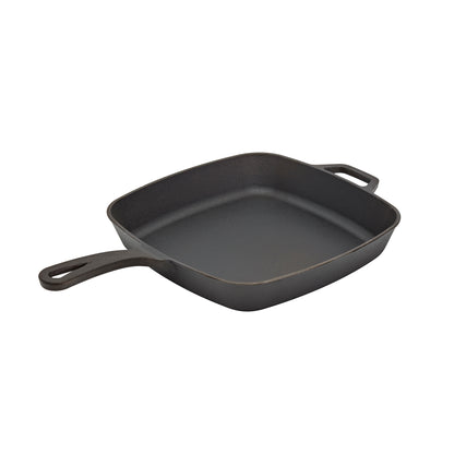 11" Square Pre-Seasoned Cast Iron Skillet Frying Pan