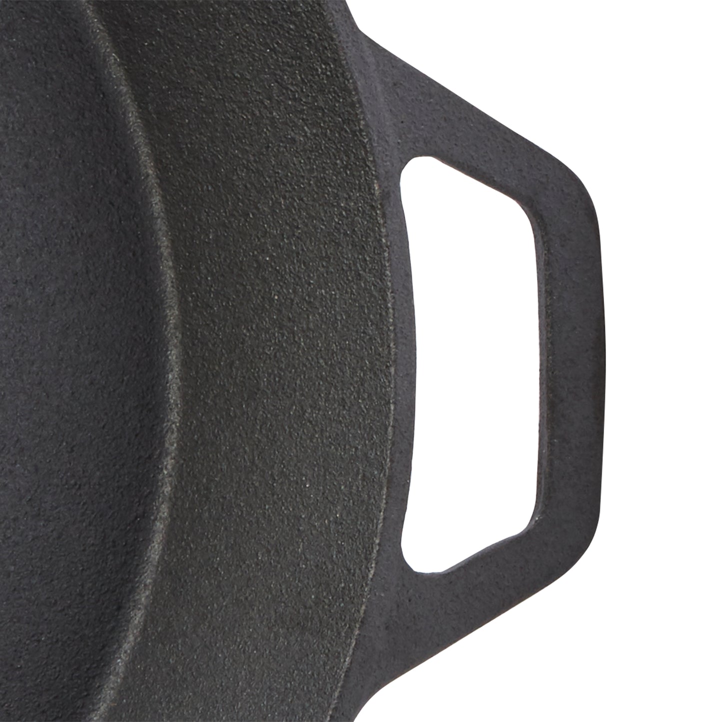 12" Round Pre-Seasoned Cast Iron Skillet Frying Pan