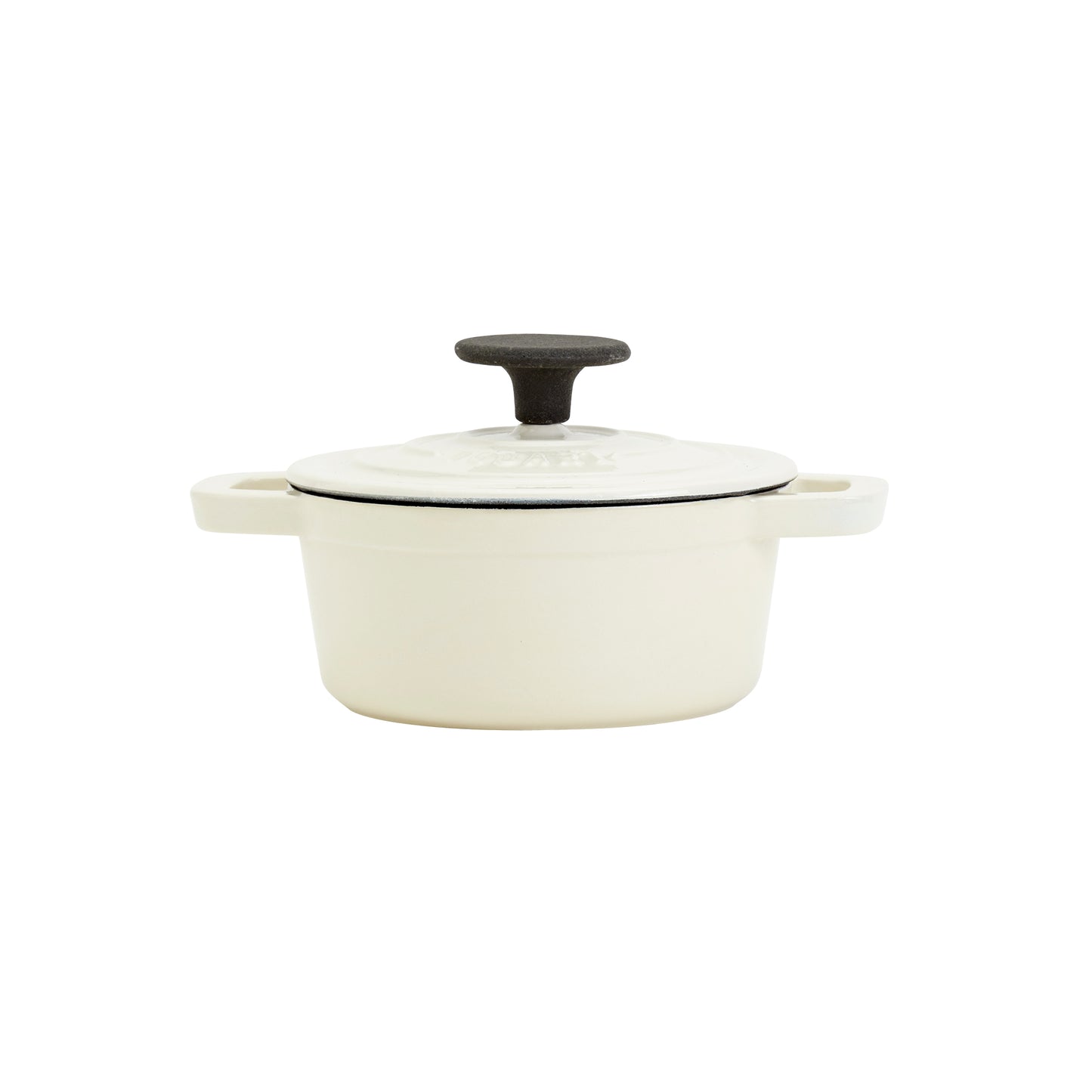 1-Quart Enameled Cast Iron Dutch Oven (Red, White, Blue, Gray)