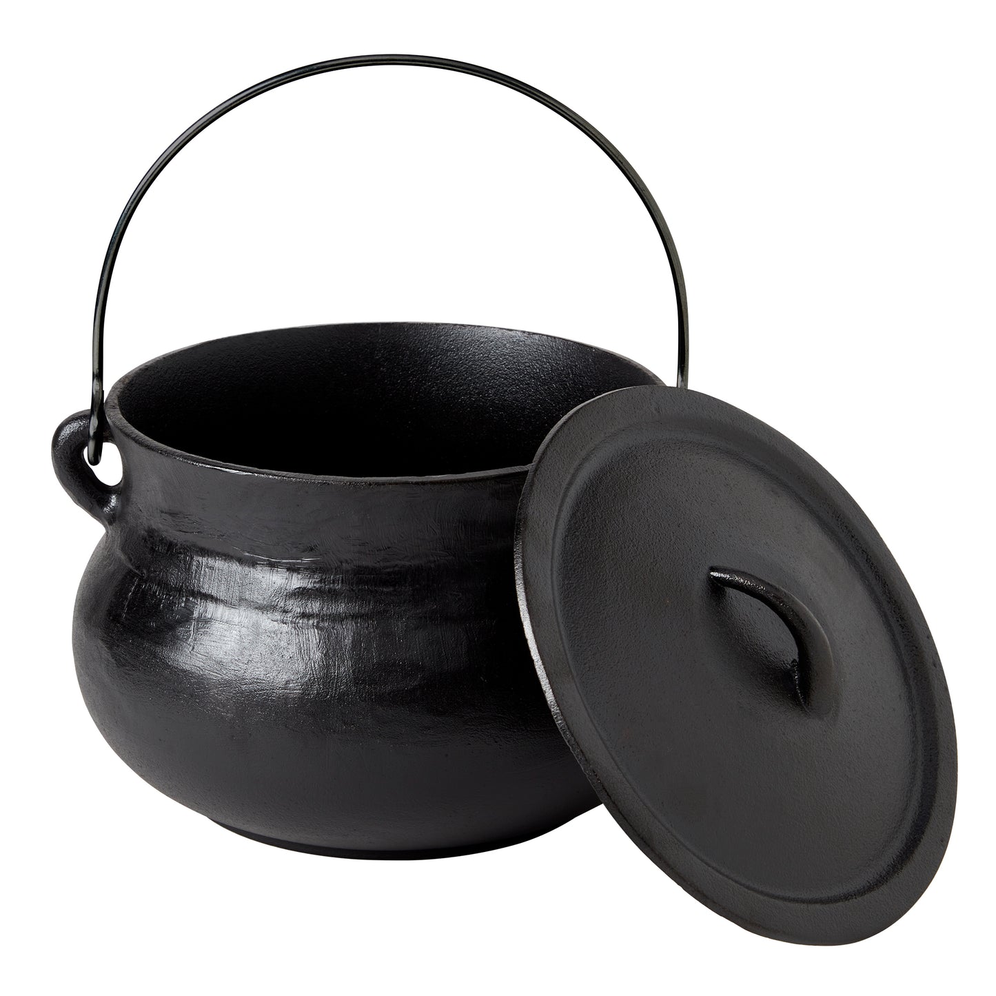 4-Quart Cast Iron Cauldron Pot with Handle