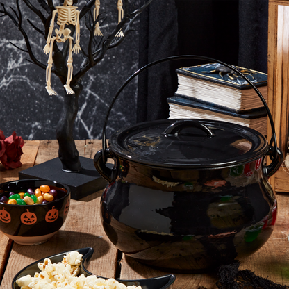 *NEW* 4-Quart Glossy Enameled Cast Iron Cauldron Pot with Handle - COMING SOON!